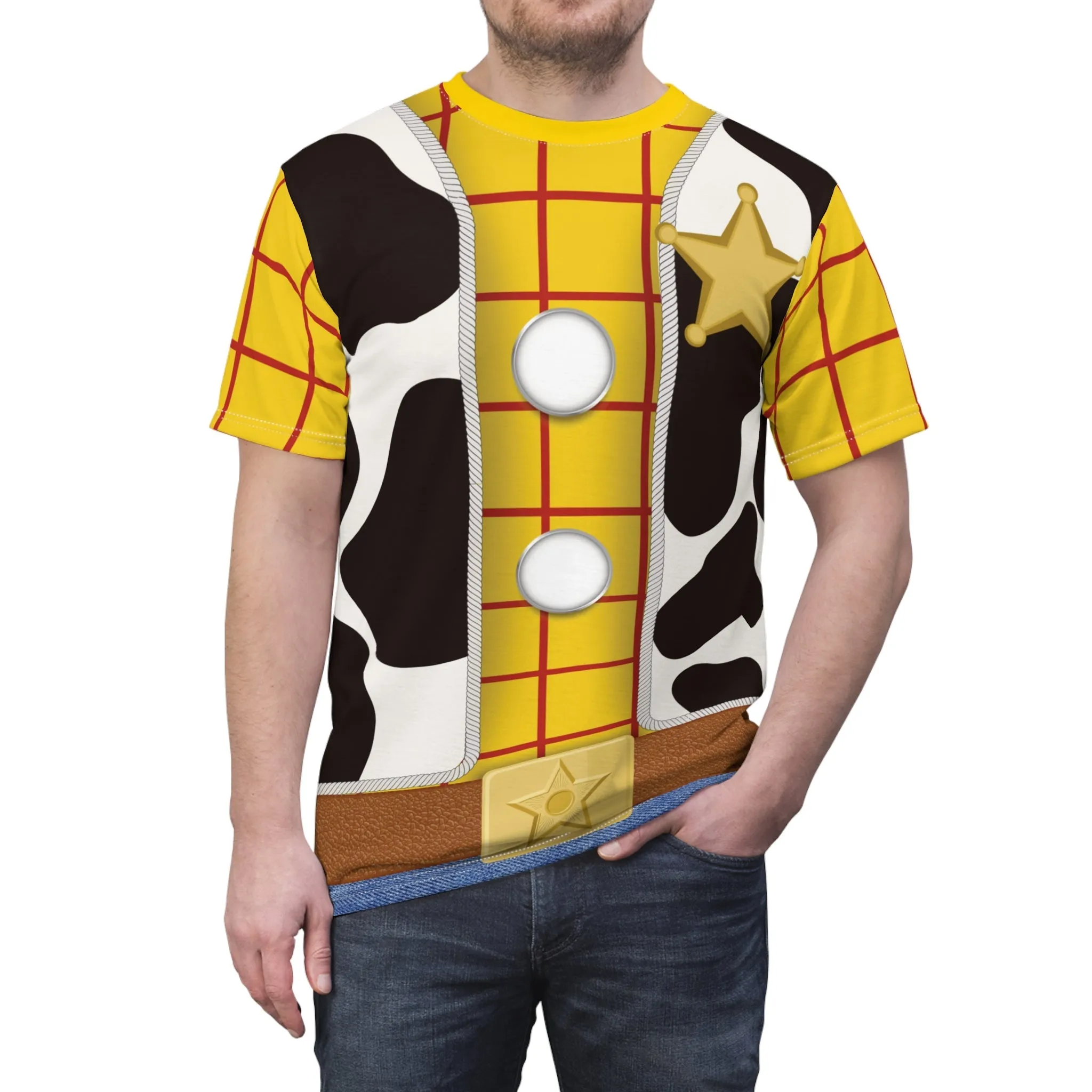 The Toy Cowboy Unisex Tee- Running Costume, Cosplay, Bounding