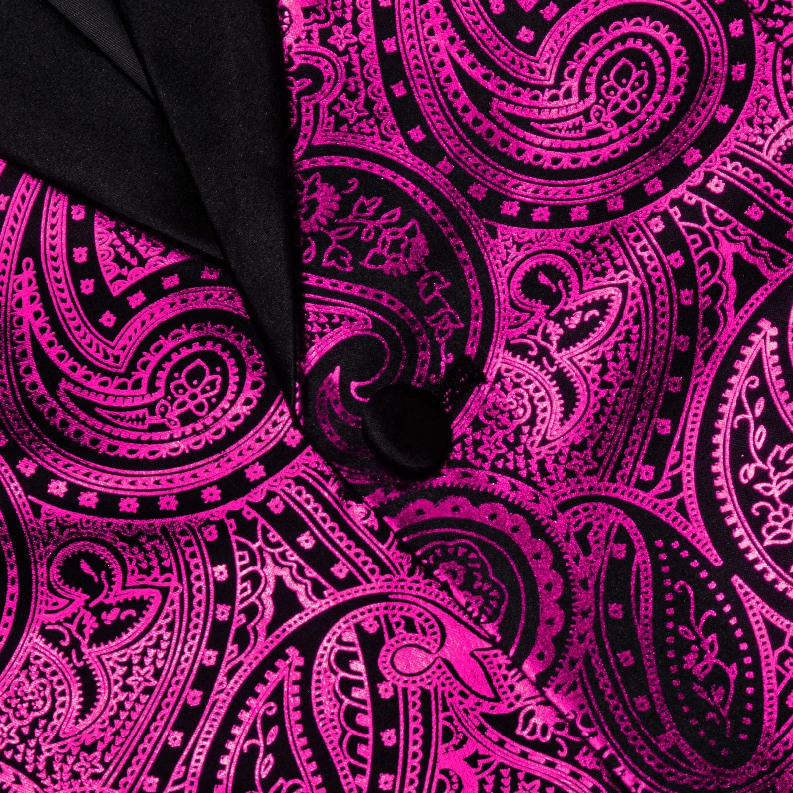 Ties2you Tuxedo Suit Bright Purple Paisley Shawl Collar Silk Dress Suit for Men Wedding