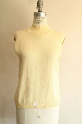 Vintage 1990s NWT Mondala Yellow Knit Sweater