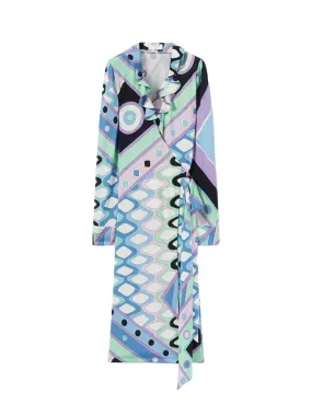 Vivara-Print Wrap Dress