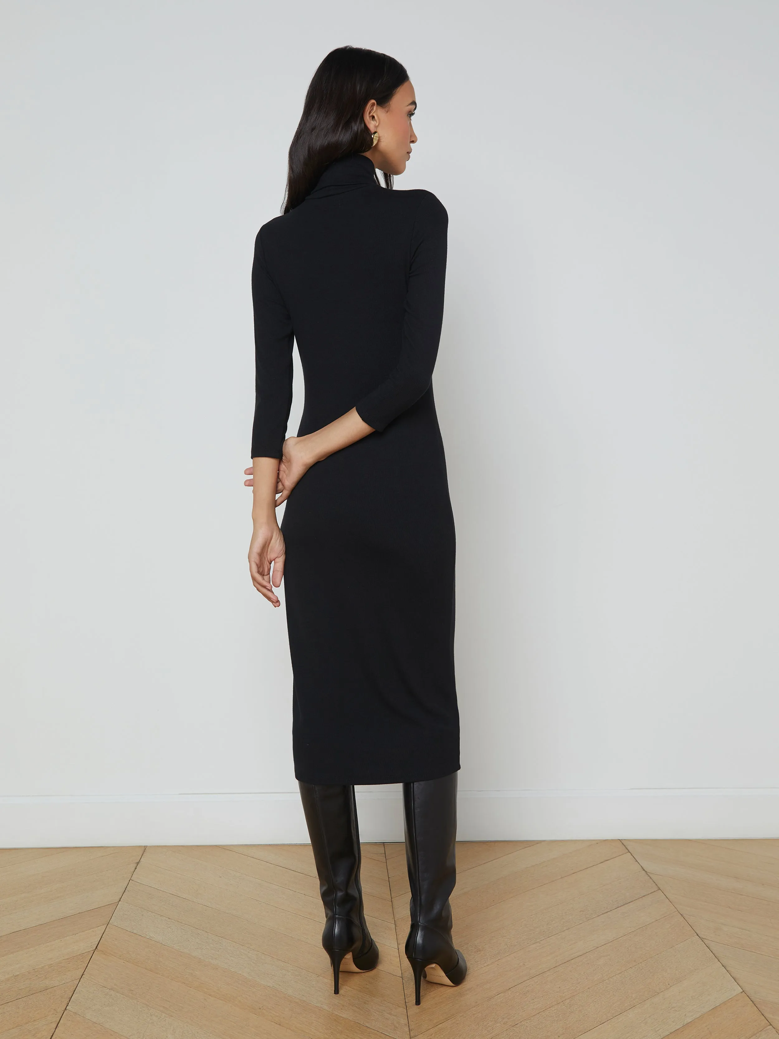 Voletta Turtleneck Knit Dress