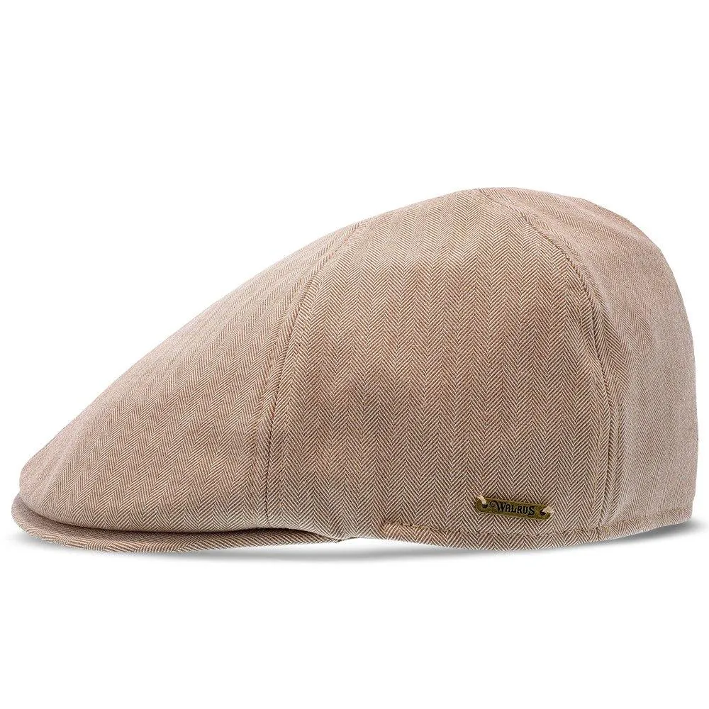 Walrus Hats Luxe Checkmate Duckbill Flat Cap