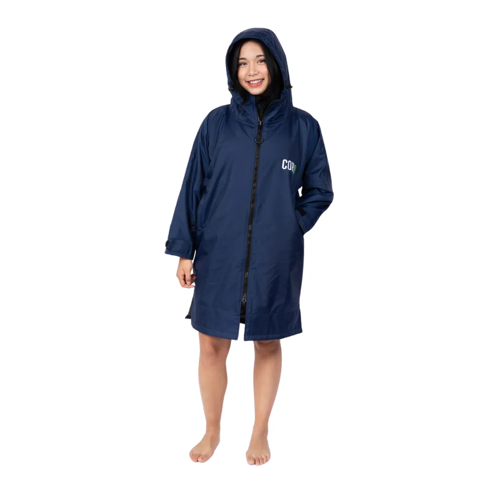 Waterproof Swim Parka (Navy Blue)