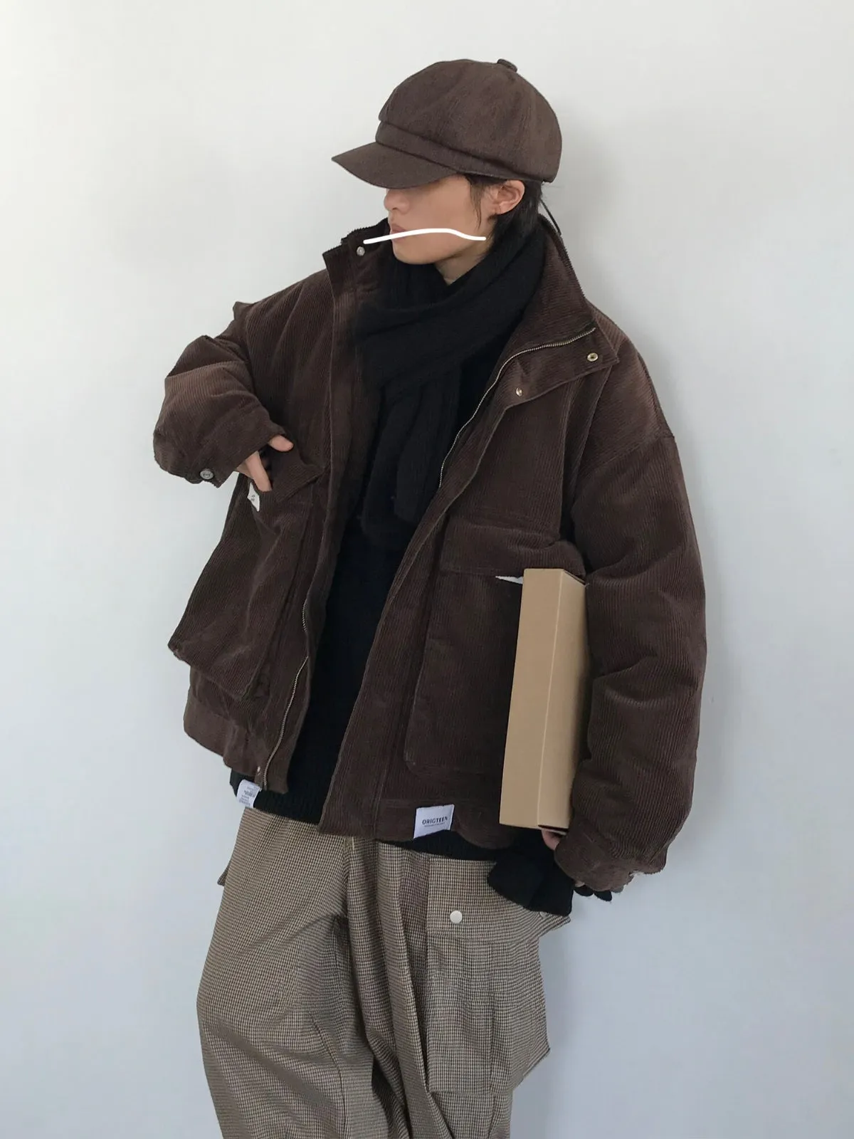 WLS Retro Corduroy Loose Thickened Jacket