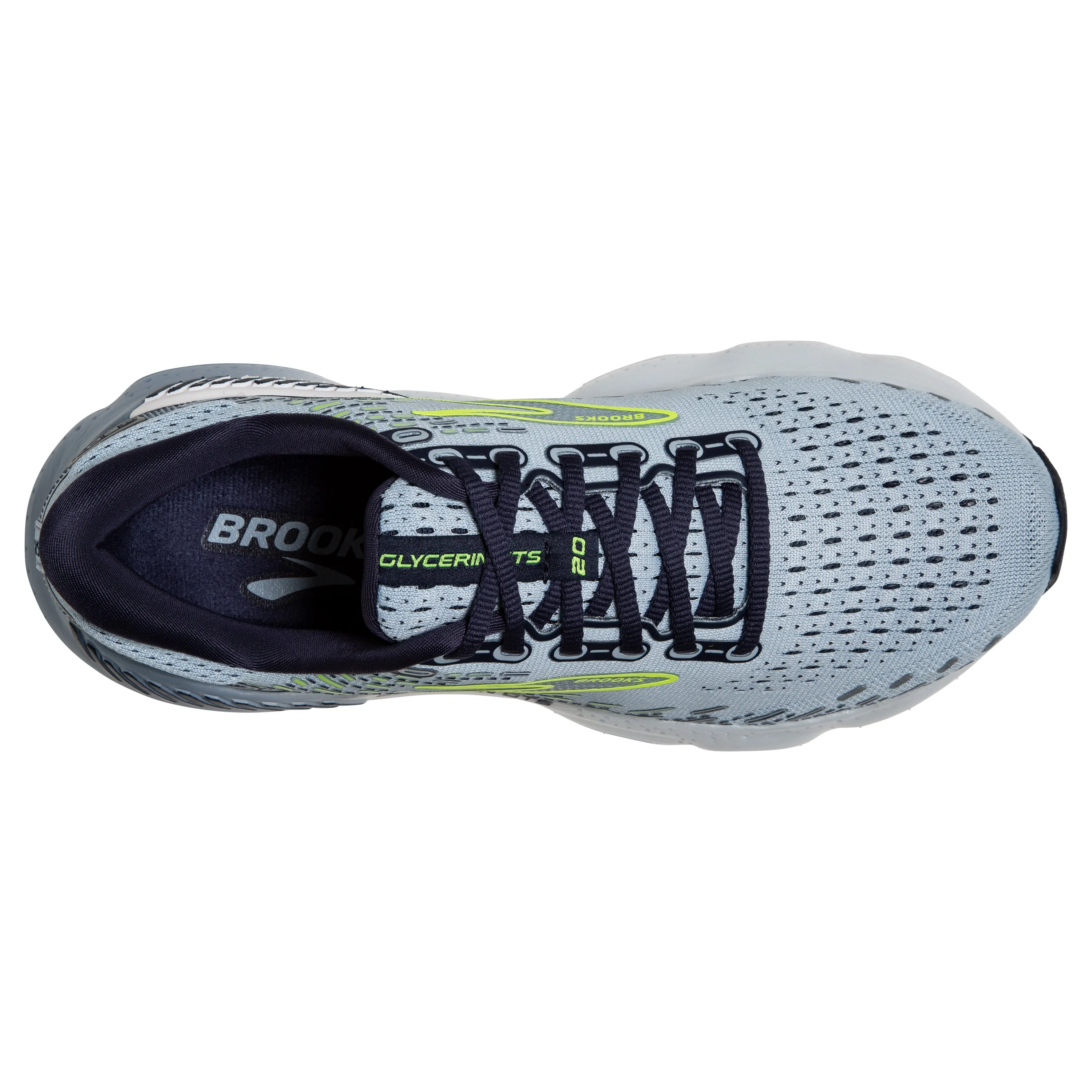 Women's Brooks Glycerin GTS 20 Color:  Light Blue/Peacoat/Nightlife