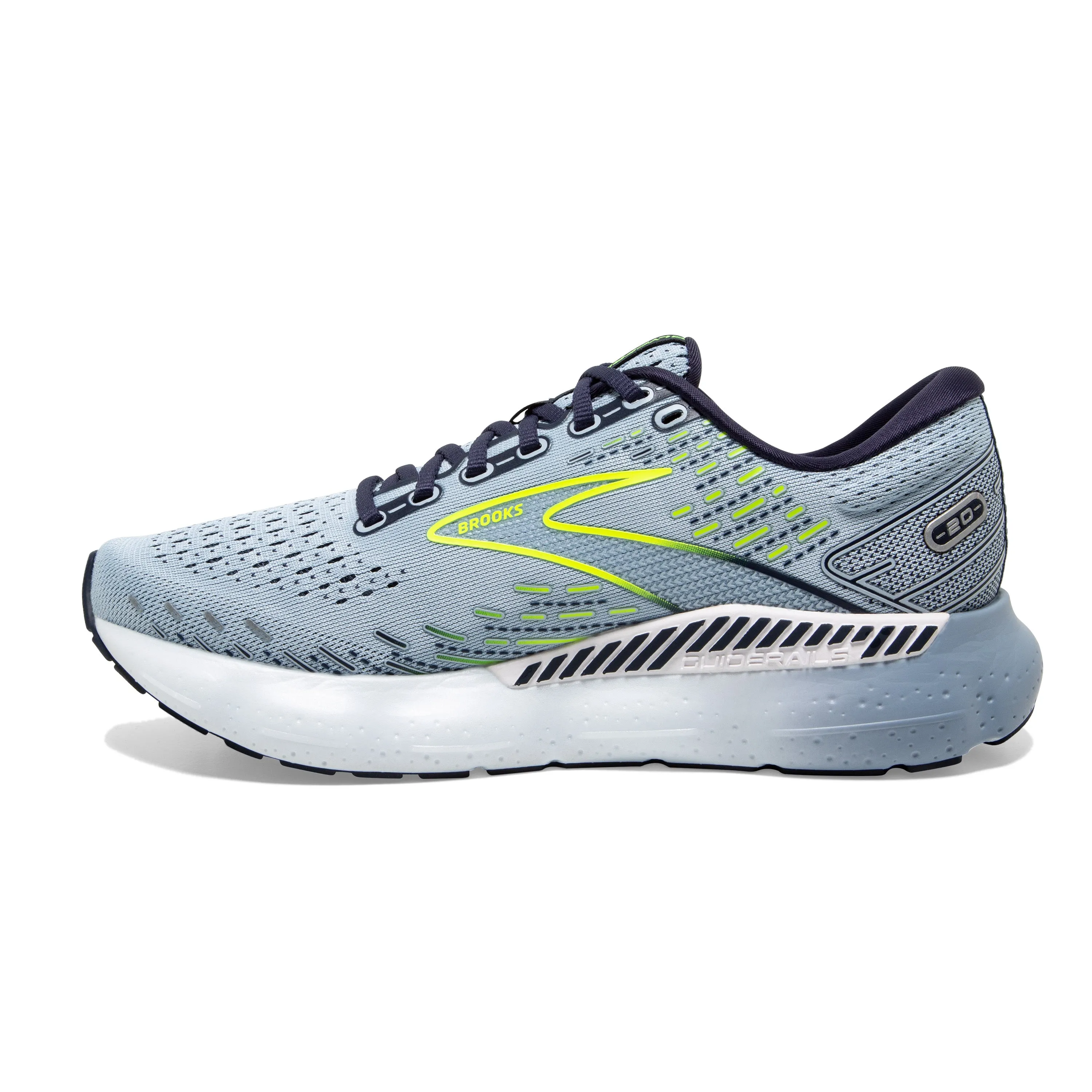 Women's Brooks Glycerin GTS 20 Color:  Light Blue/Peacoat/Nightlife