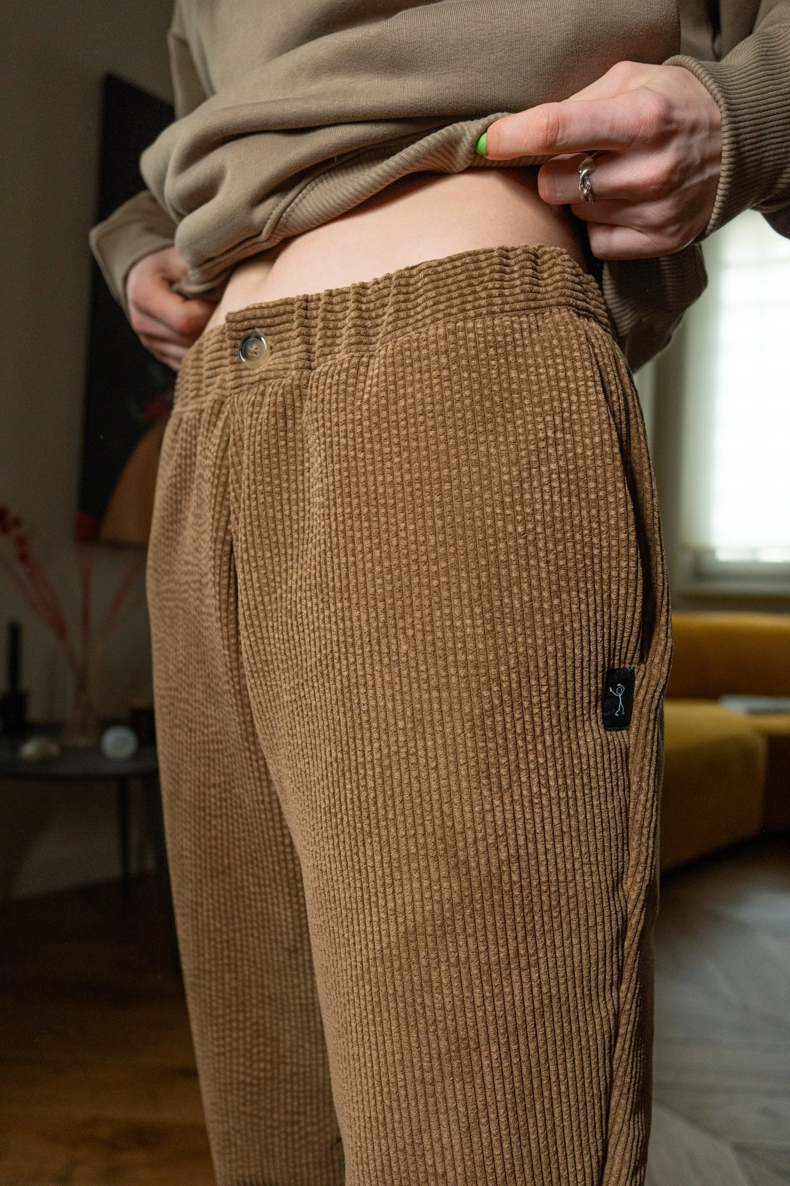 Women's Brown Corduroy Pants