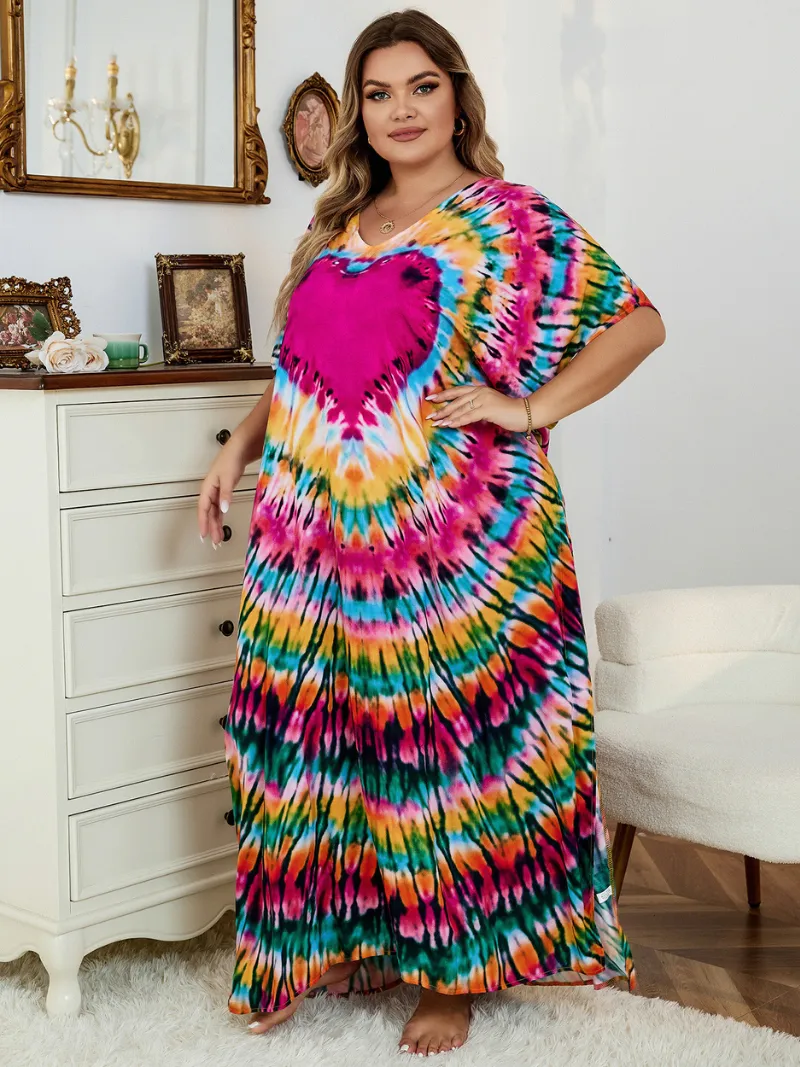 Women's Lightweight  Beach Wear kaftan dress