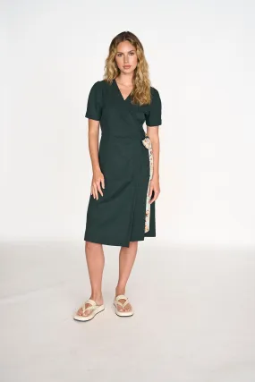 Wrap Me Up Dress - Hunter Green (XS - 2XL)