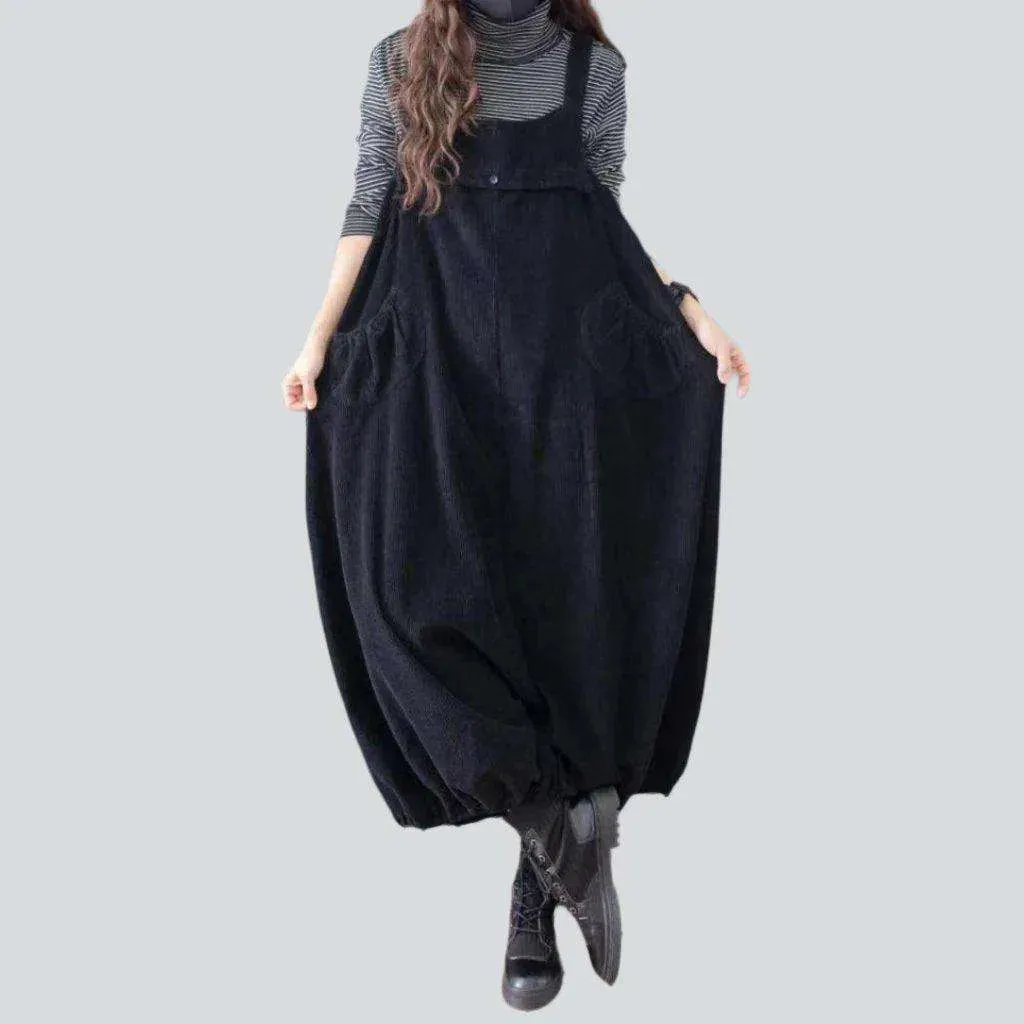 Y2k denim overall for women