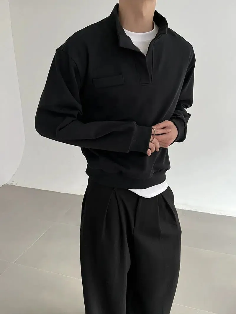 Zhou Front Pocket Cozy Fit Polo